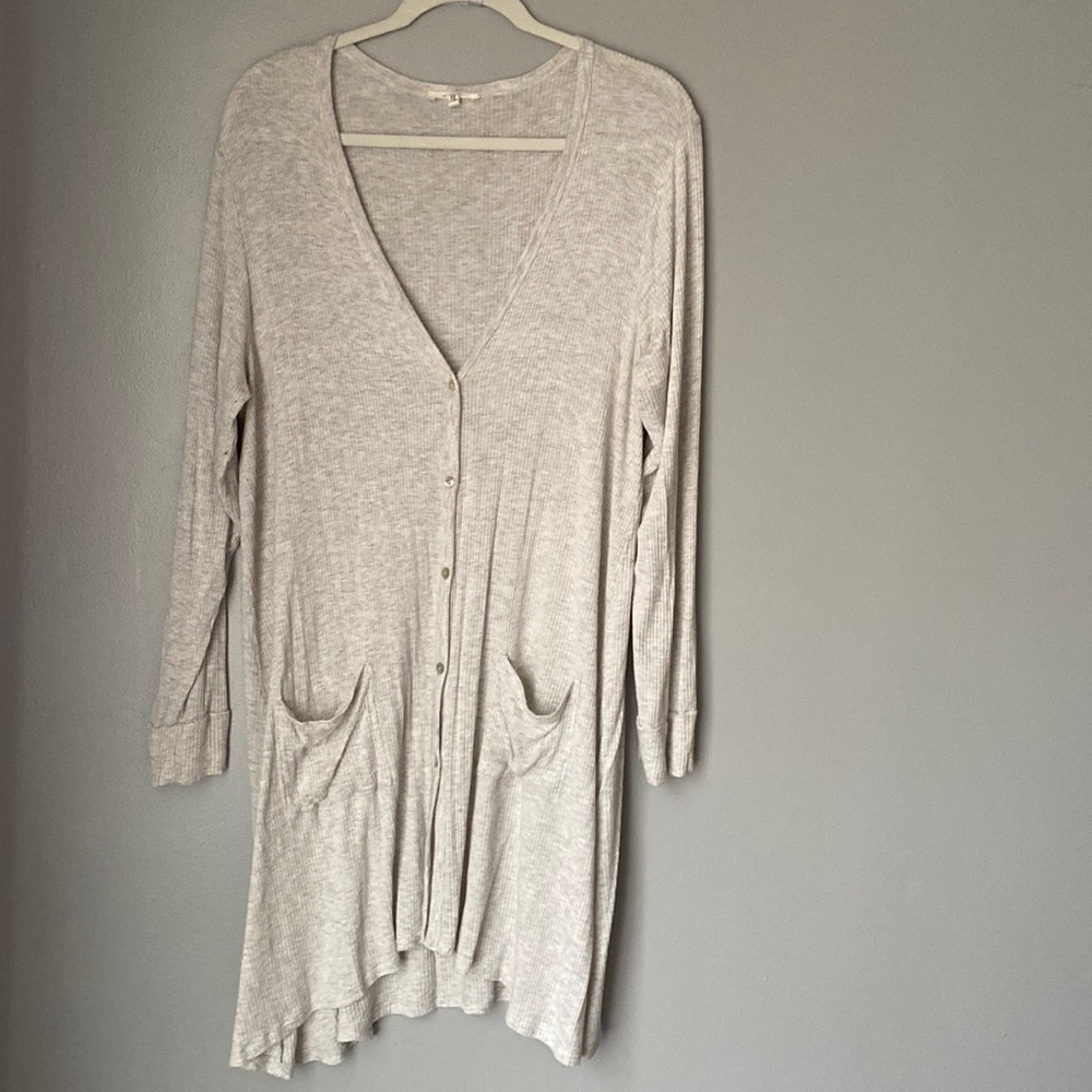 Maurices xxl long ribbed cardigan